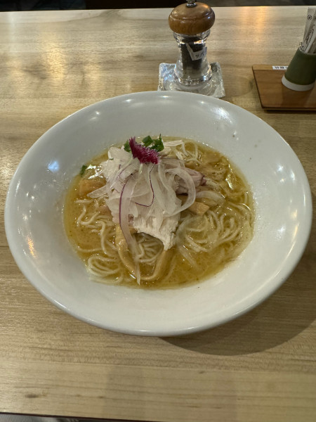 「純鶏蕎麦」@論露に不二の写真