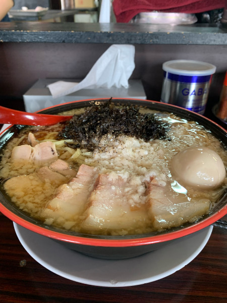 「燕黒スペシャル@1170、特盛@260、大脂」@煮干しらあめん 燕黒の写真