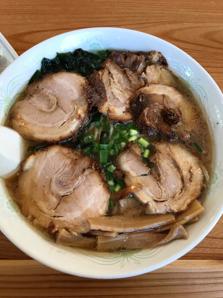 「手打ちチャーシューメン(大盛)」@峠のラーメンの写真