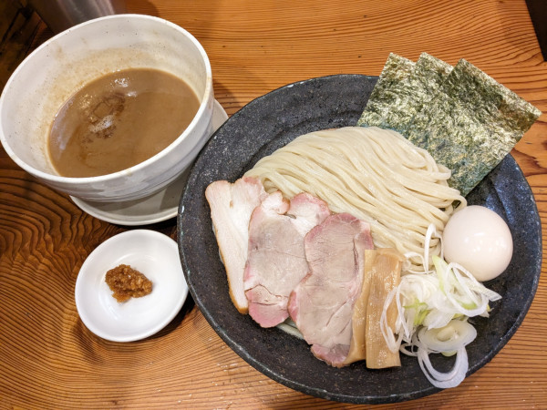 「特製つけ麺 にんにく醤油」@つけ麺 一滴の写真