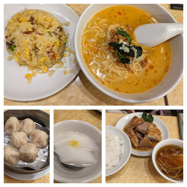 「タンタン麺➕チャーハン➕小籠包セット980円」@龍門 新館の写真