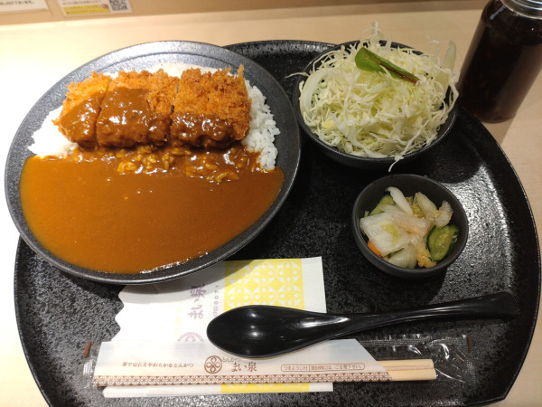 「カツカレー（ヒレ）　１０８０円」@とんかつ まい泉食堂 グランスタ東京店の写真