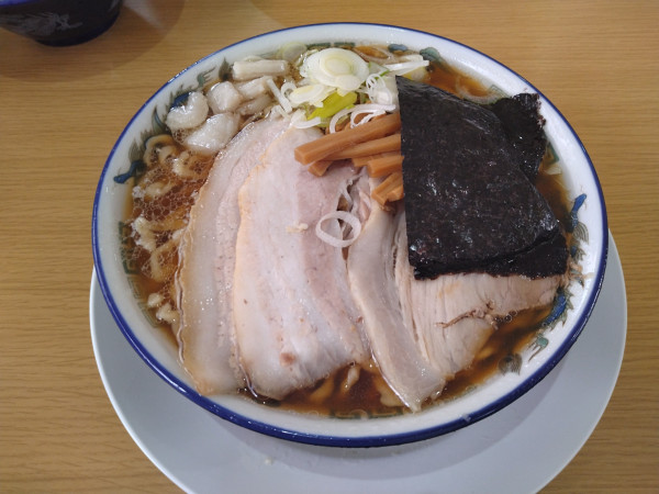 「中華そば(小盛)¥800-身入り」@ケンちゃんラーメン 古河店の写真
