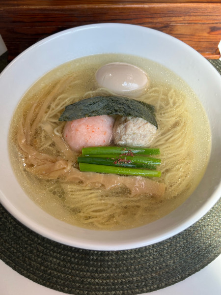 「味玉塩ラーメン」@麺や金時の写真
