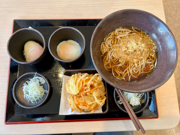 「朝ソバ(450¥)」@ゆで太郎 筑西店の写真