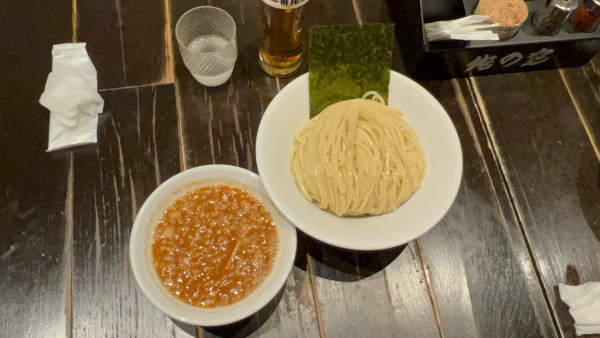 「つけめん　全辛　大盛　（900円）」@俺の空 新宿店の写真