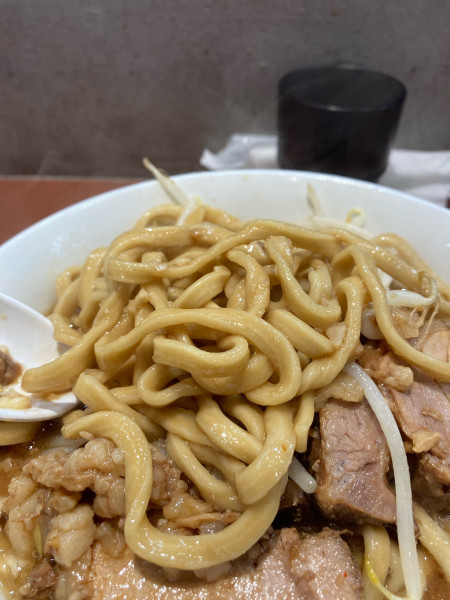 「ラーメン（極太）300g」@THE SUN COMENの写真