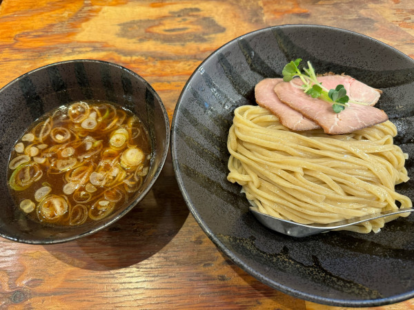 「【限定】多加水つけめん 大盛 1100円」@つけめん TETSU 所沢店の写真