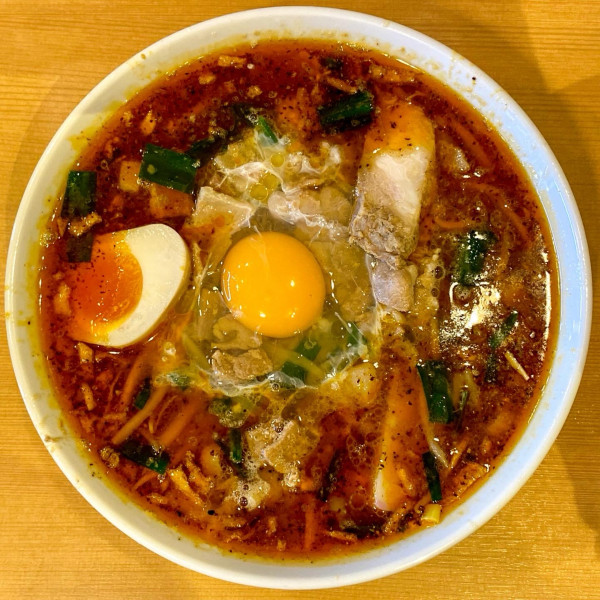 「トッピング肉ニラスタミナメン ¥1,100」@YOKOHAMA中華そば かみ山の写真