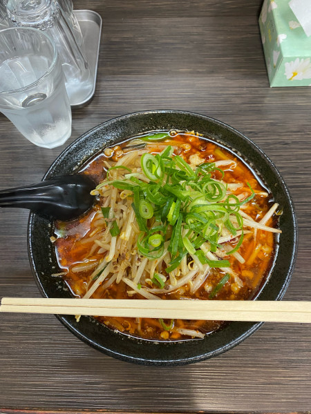 「がら辛麺大盛」@らーめん家 がらの写真