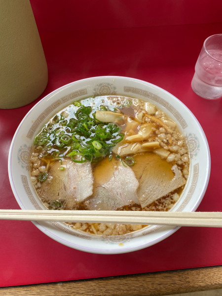 「中華そば大盛」@十八番 引野店の写真