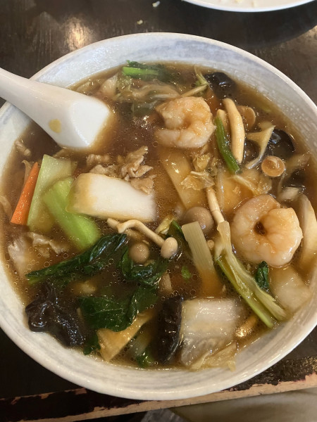 「五目あんかけスープ麺」@健康中華 青蓮 さいたま新都心店の写真