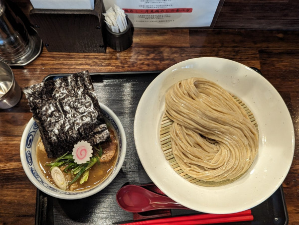 「和牛モツつけ蕎麦」@中華蕎麦しげ田の写真