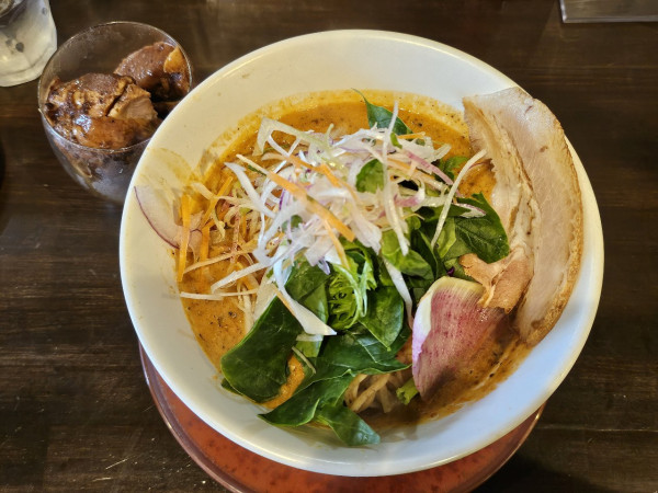 「バカ肉トマト担々麺（超濃厚ニボトマVer.）　1900円」@sobabar Ciliegioの写真