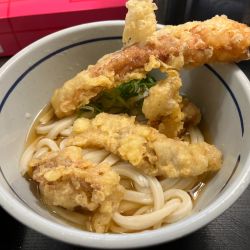 とり天＆ちくわ天ぶっかけ