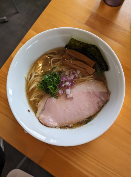 「芳醇煮干し 塩」@自家製ラーメン アイリーの写真