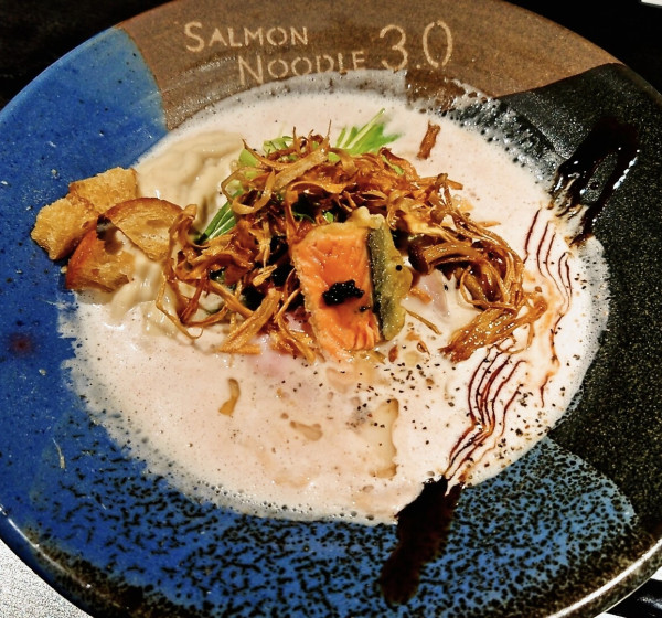 「ポルチーニサーモン」@サーモンnoodle3.0の写真