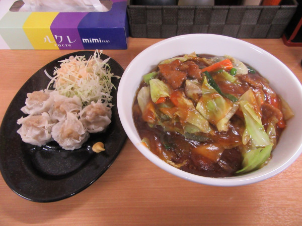 「スタミナ冷やし（９７０円）＋黒豚大焼売３９０円」@スタミナラーメン 一伸の写真