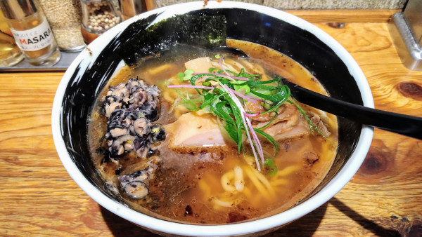 「黒豆納豆醤そば」@麺場 浜虎 横浜店の写真