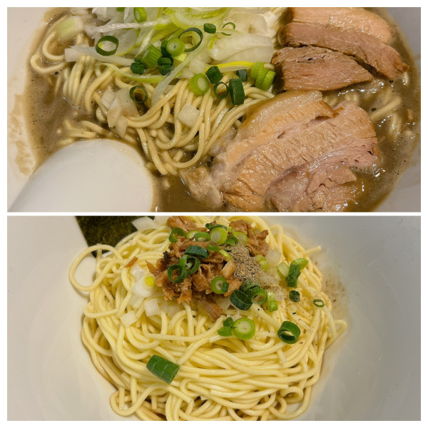 「極濃煮干しそば＋混ぜ玉」@中村屋総本山の写真