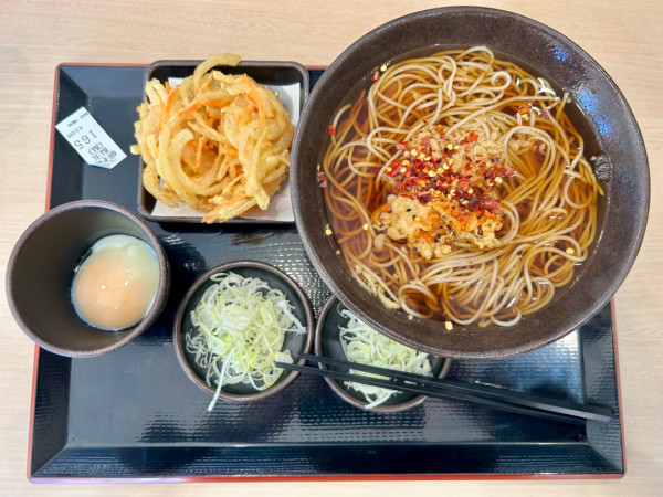 「朝ソバ(450)」@ゆで太郎 かすみがうら下稲吉店の写真