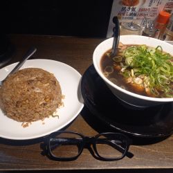 中華そば・焼き飯セット(並・並)1250円