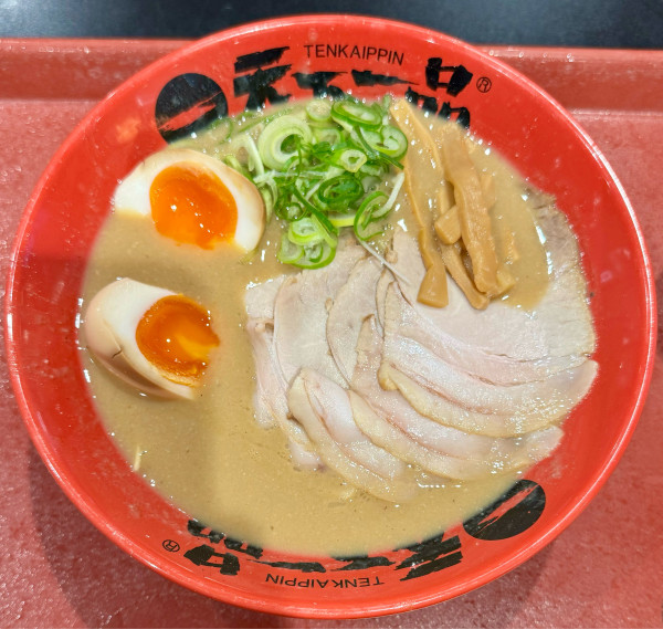 「味付煮卵チャーシューメン」@天下一品 イオンモール京都五条店の写真