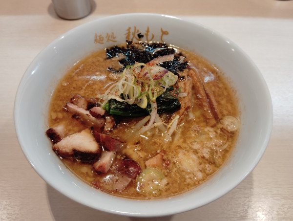 「期間限定　　味噌らーめん　　　1300円」@麺処 秋もとの写真