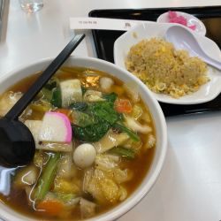 広東メン 900円+炒飯