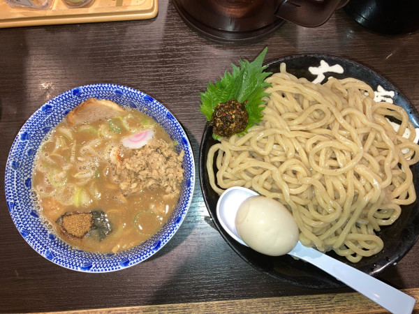 「生七味　つけ麺」@六厘舎 上野店の写真