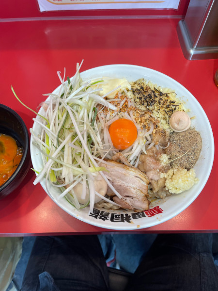 「辛いまぜそば小」@麺屋 桐龍 久喜店の写真