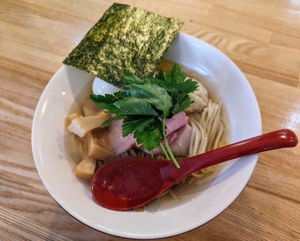 「（松）特上中華そば（白醤油）1300円」@自家製麺 くろ松の写真