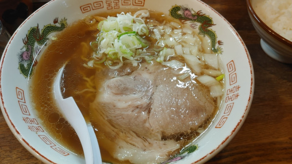 「朝専用中華そば　醤油」@らあめん 寸八 総本店の写真