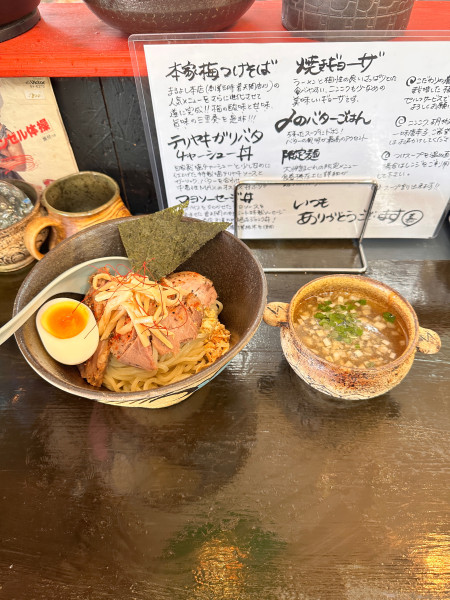 「本家梅つけそば」@麺神まるよし 第2章の写真