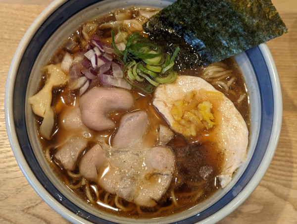 「熟成醤油 中華そば」@中華そば 麒麟の写真