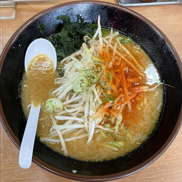 「味噌ラーメン 800円」@ラーメンとん太 川崎小向店の写真