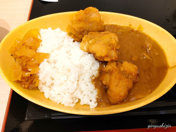 「得セット　ミニから揚げカレー（700円）」@ゆで太郎 新越谷駅前店の写真