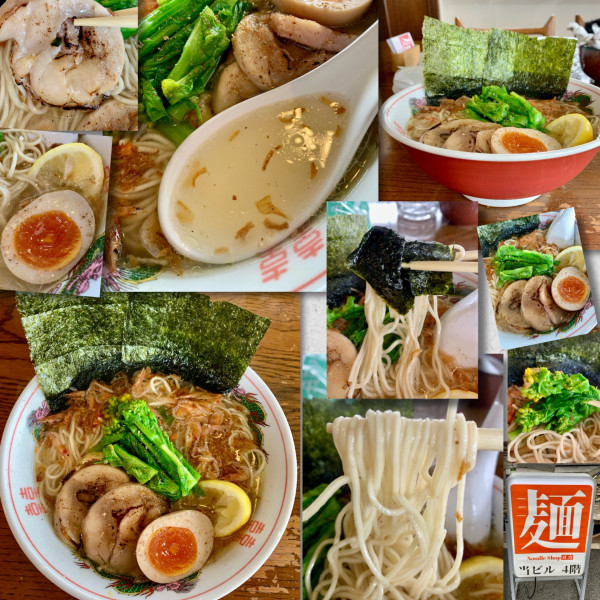 「菜の花とlemonの桜えびラーメン1250円」@ヨカの写真