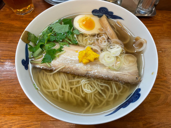 「和風柚子ラーメン」@麺屋ひょっとこの写真