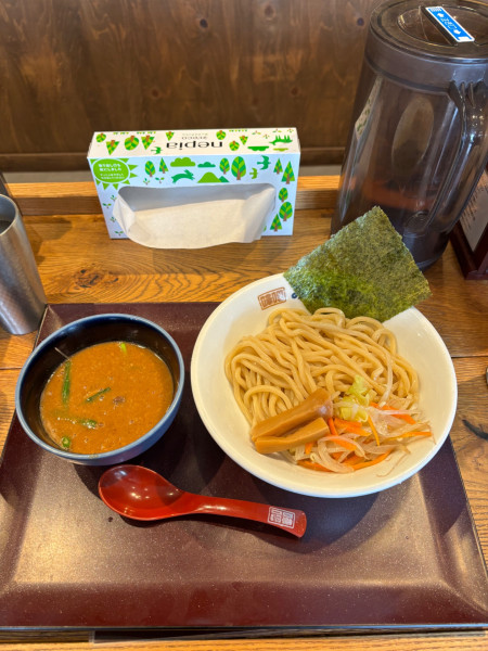「濃厚魚介つけ麺」@純米味噌らーめん みそら堂 小山店の写真