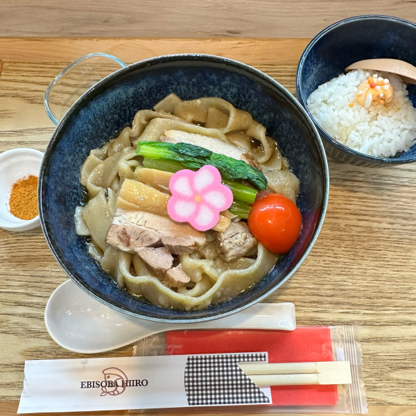 「名古屋コーチンの油そば」@えびそば 緋彩の写真