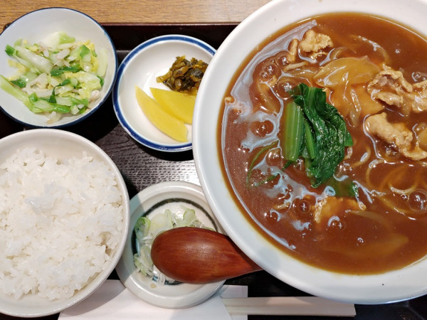 「カレーそばセット」@旬香庵 前野屋の写真