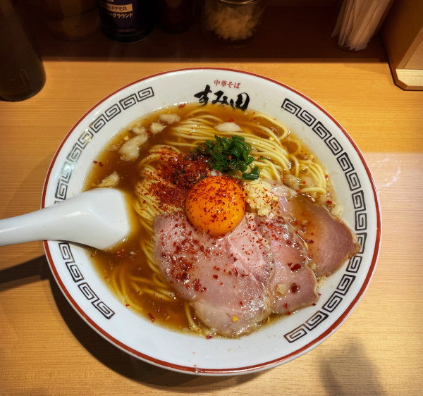 「スタミナ中華そば替玉セット」@中華そば すみ田 仙台駅前店の写真