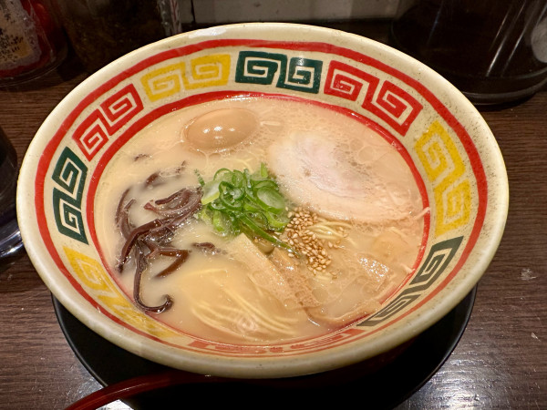 「じゃんがららーめん半熟玉子トッピング」@東京じゃんがら ecute上野店の写真