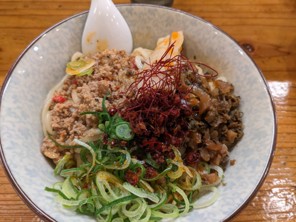 「辛たれそば」@永明中華そば店の写真