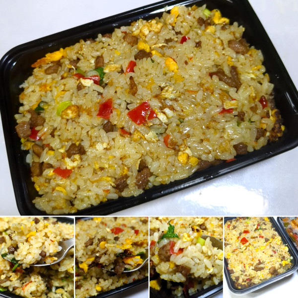 「湖南カレー牛肉炒飯　1375円」@李湘潭 湘菜館の写真