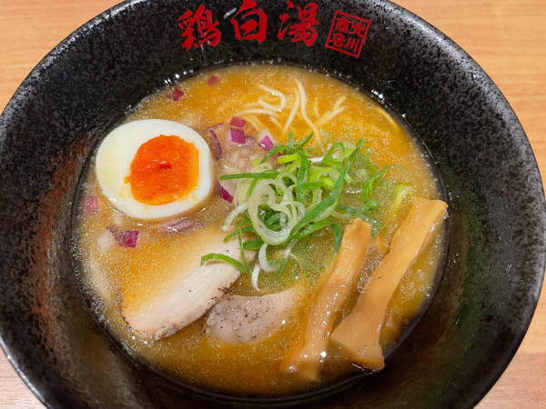「鶏白湯らぁ麺　塩」@鷄白湯らぁ麺 北川商店の写真