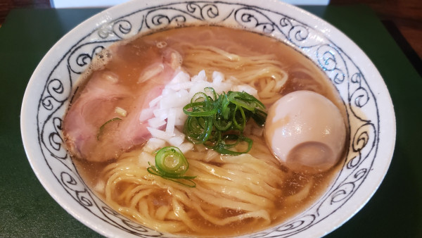 「味玉煮干しそば（手打ち麺）」@FOOD TRUCK むべの写真