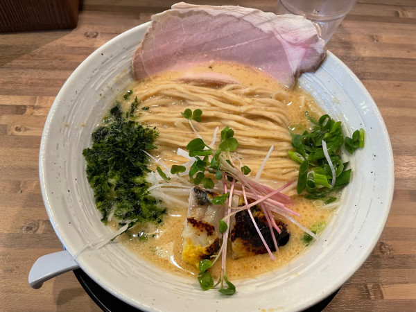 「鰆白湯の濃厚味噌ラーメン」@麺屋 LUCK PLUCKの写真