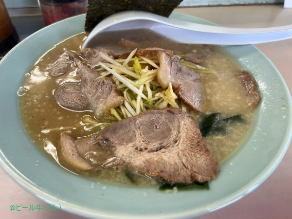 「ネギチャーシューメン(1000円)」@ラーメンショップ吉間家の写真